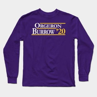 Orgeron and Burrow in 2020 Long Sleeve T-Shirt